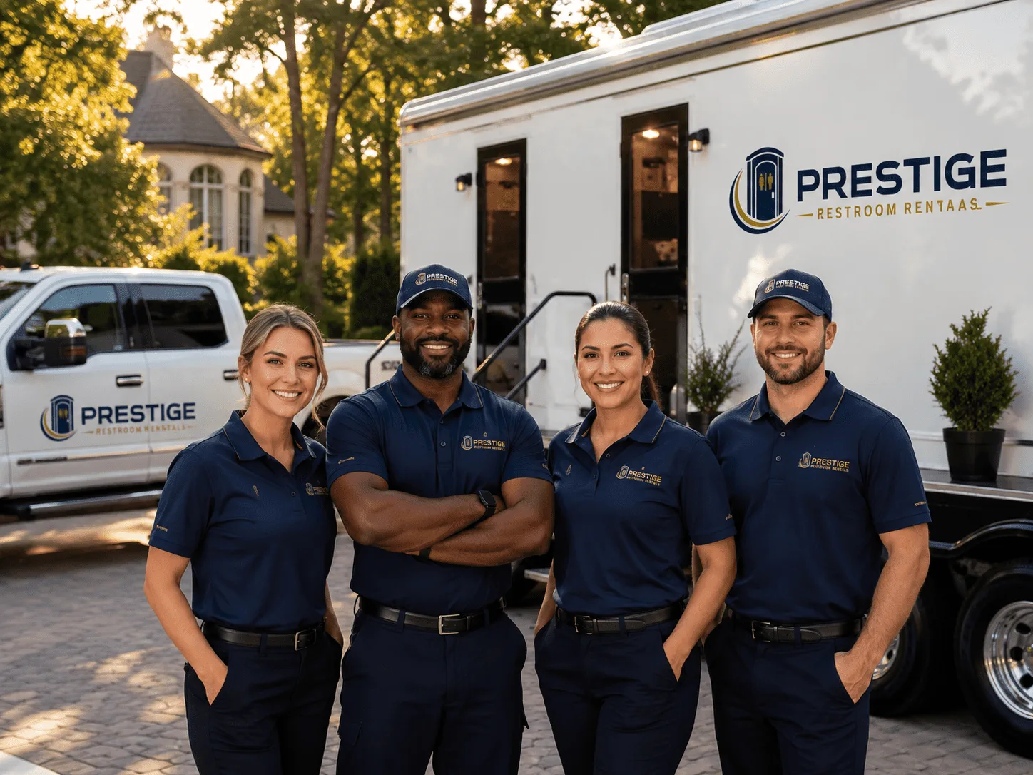 Trusted Luxury Portable Restrooms company in Noble, LA
